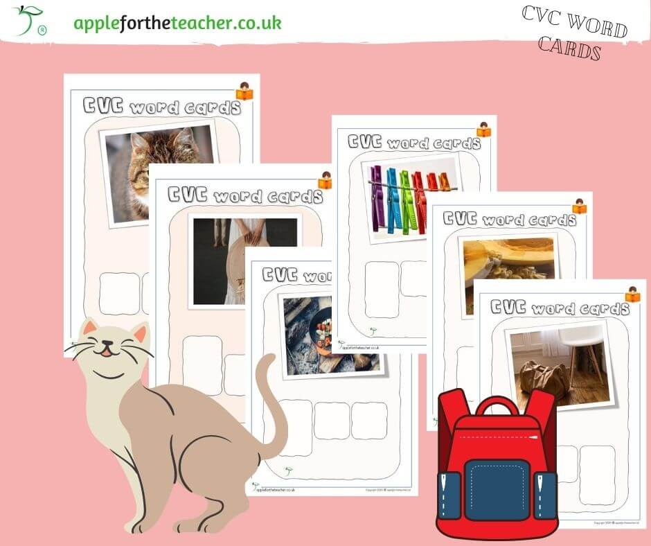 CVC Writing Cards Set 1