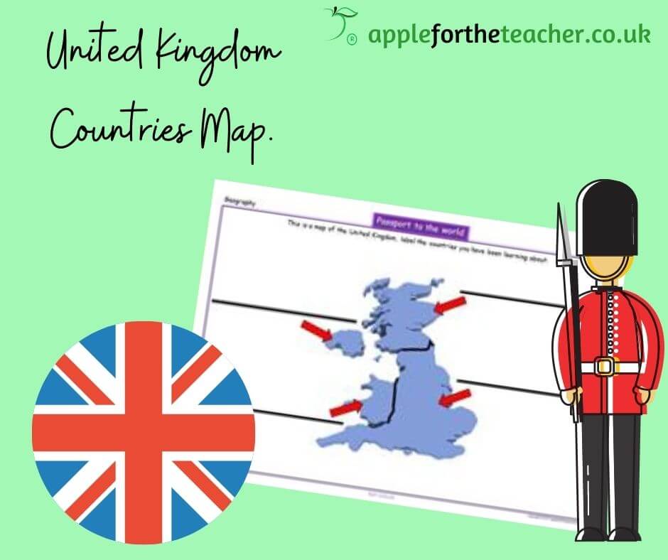 United Kingdom Countries Map